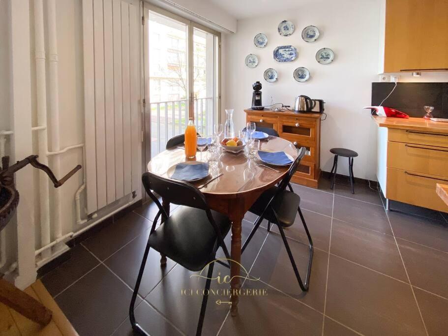 Ferienwohnung L'Archimede - Parking Prive Versailles Exterior foto