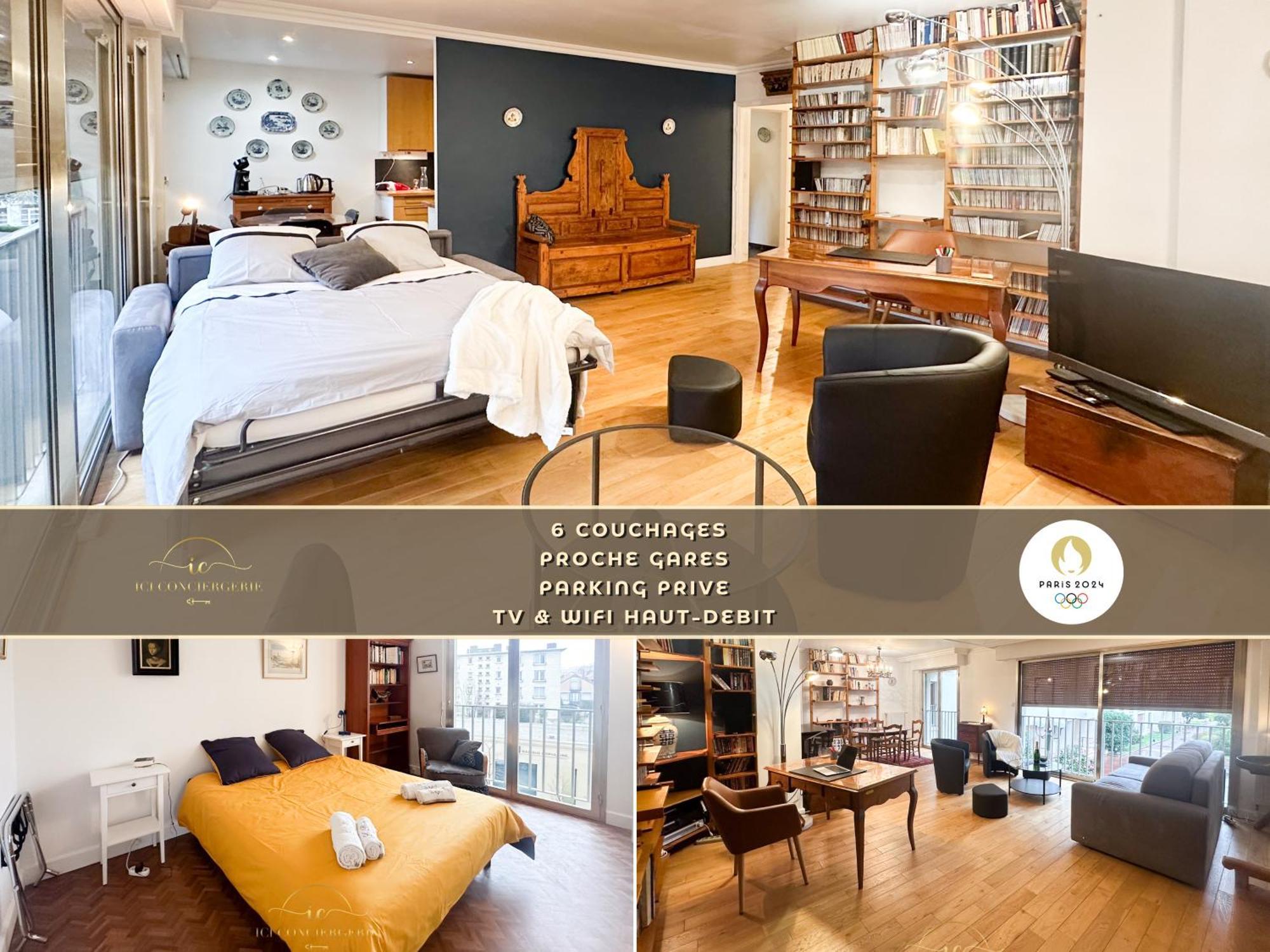 Ferienwohnung L'Archimede - Parking Prive Versailles Exterior foto